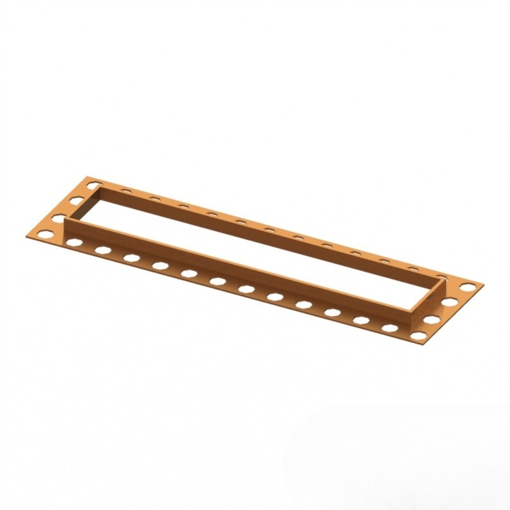 Abacus Elements Linear 300mm Brushed Bronze Waste Finishing Trim